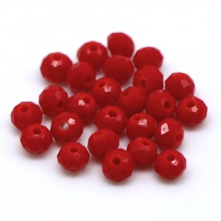 Бусины кастрюли 4*3мм, оранжево-коралловый матовый